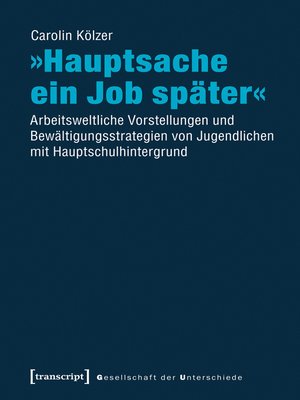 cover image of »Hauptsache ein Job später«